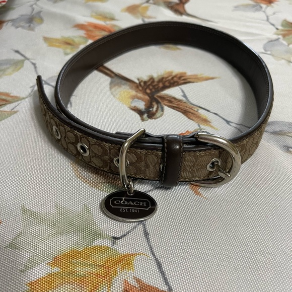 Coach, like new , Dog collar!!Gorgeous!!!